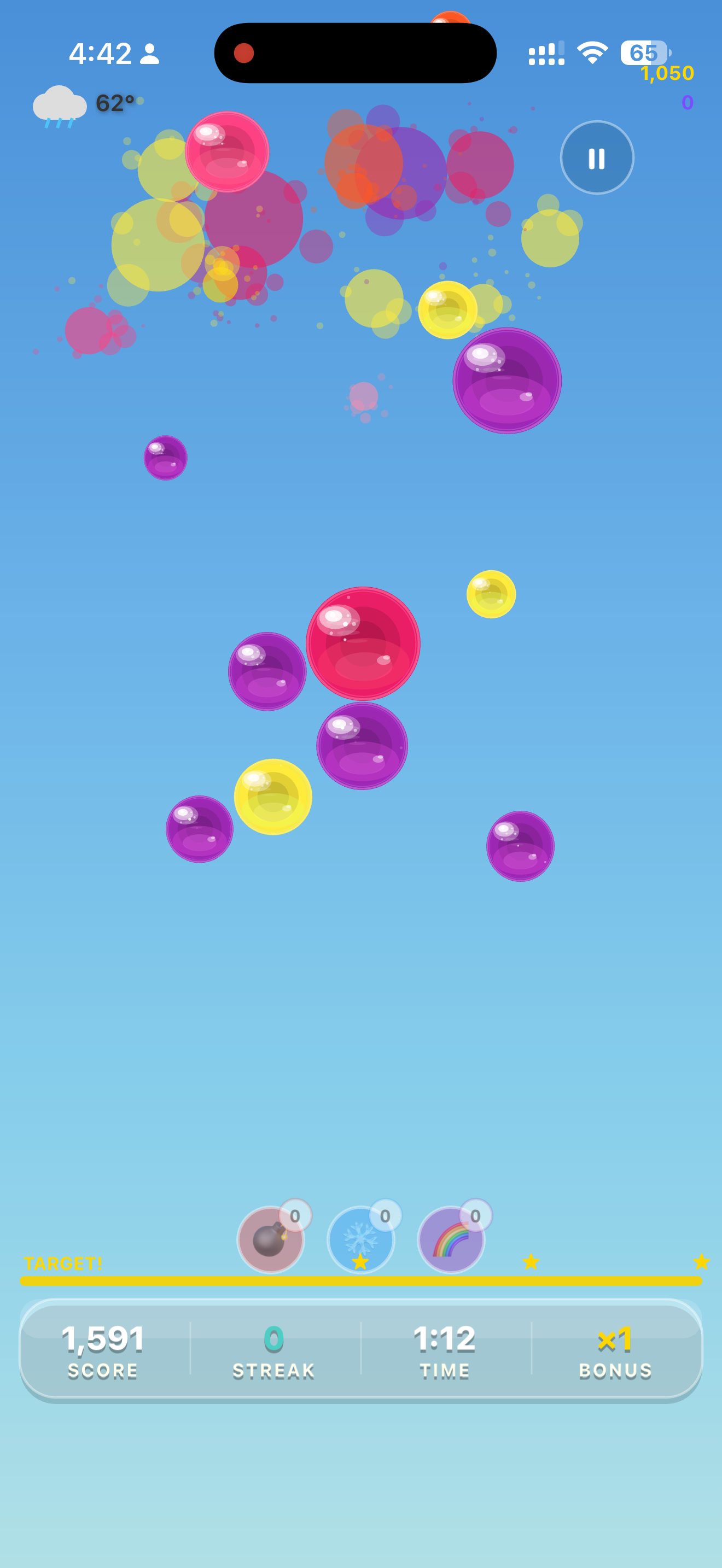 Screenshot from Splat Pop